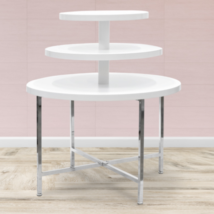 The Art of Display: A Guide to Round Tiered Tables